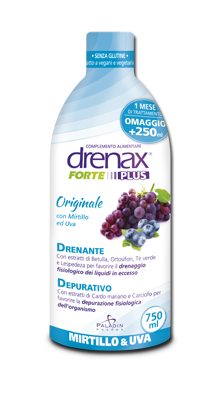 DRENAX FORTE PLUS MIRTILLO E UVA 750 ml
